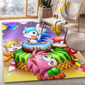 Sonic Friends Cake Disney Teppich, Teppiche - Outdoor Teppich, Teppich Wohnzimmer, Küchenteppich, Kinderzimmer, Modern