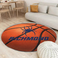Richmond Spiders Basketball Teppich Rund, Teppiche - Outdoor Teppich Rund, Teppich Wohnzimmer, Carpet, Rug