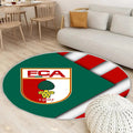 Fc Augsburg Materialdesign Teppich Rund, Teppiche - Emblem Outdoor Teppich Rund, Deutscher Fußballverein Teppich Wohnzimmer, Carpet, Rug