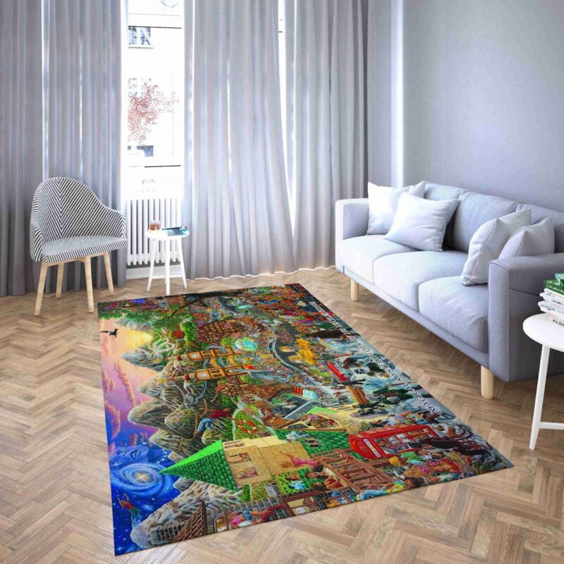 Stillleben 1 Teppich, Teppiche - Outdoor Teppich, Teppich Wohnzimmer, Küchenteppich, Kinderzimmer, Modern