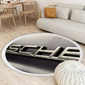 Klassisches Porsche Emblem001 Teppich Rund, Teppiche - Outdoor Teppich Rund, Teppich Wohnzimmer, Carpet, Rug