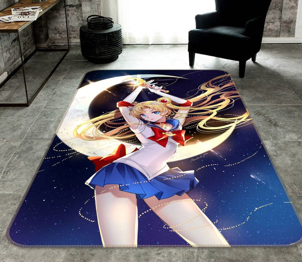 Sailor Moon Anime 10 Teppich, Teppiche - Outdoor Teppich, Teppich Wohnzimmer, Küchenteppich, Kinderzimmer, Modern