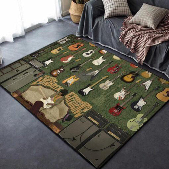 Jimi Hendrix Musik Boden teppich, teppiche - outdoor teppich, teppich wohnzimmer, Küchenteppich, kinderzimmer, modern