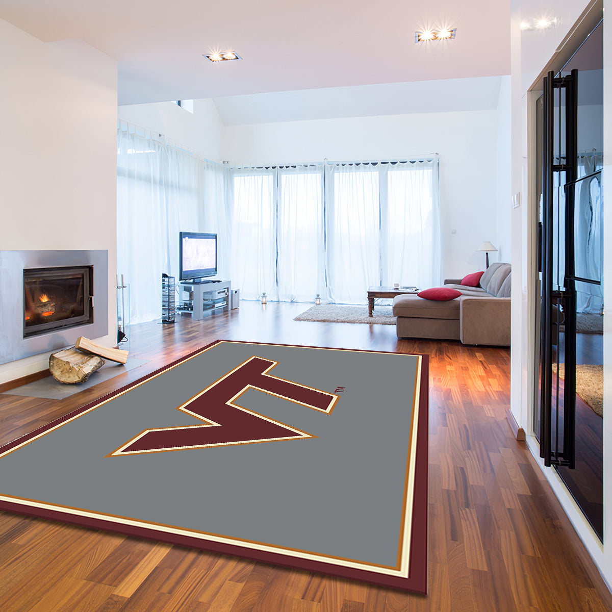 Virginia Tech Hokies Imperial Spirit teppich, teppiche - imperialer Geist outdoor teppich, teppich wohnzimmer , Küchenteppich, kinderzimmer, modern