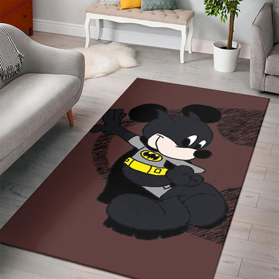 Mickey Mouse Batman Disney Films teppich, teppiche - outdoor teppich, teppich wohnzimmer, Küchenteppich, kinderzimmer, modern