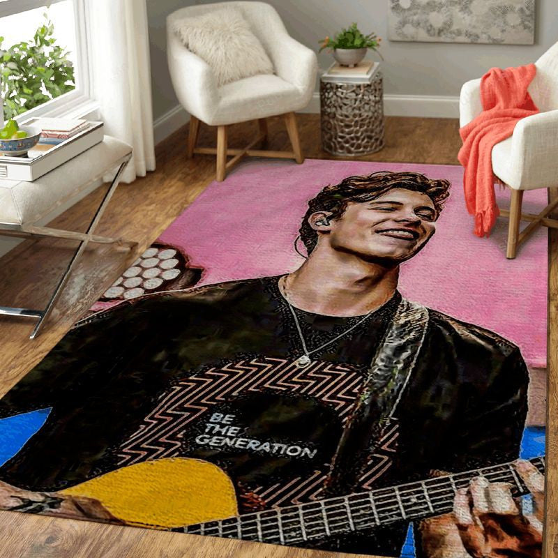 Shawn Mendes Singer 14 Teppich, Teppiche - Outdoor Teppich, Teppich Wohnzimmer, Küchenteppich, Kinderzimmer, Modern