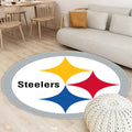 Pittsburgh Steelers Teppich Rund, Teppiche - Outdoor Teppich Rund, Teppich Wohnzimmer, Carpet, Rug