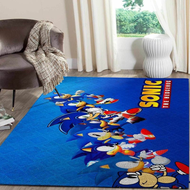 Sonic The Hedgehog 3 Teppich, Teppiche - Outdoor Teppich, Teppich Wohnzimmer, Küchenteppich, Kinderzimmer, Modern