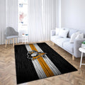 Pittsburgh Penguins Nhl Team Logo Grey Wooden teppich, teppiche-grau aus holz outdoor teppich, teppich wohnzimmer, Küchenteppich, kinderzimmer, modern