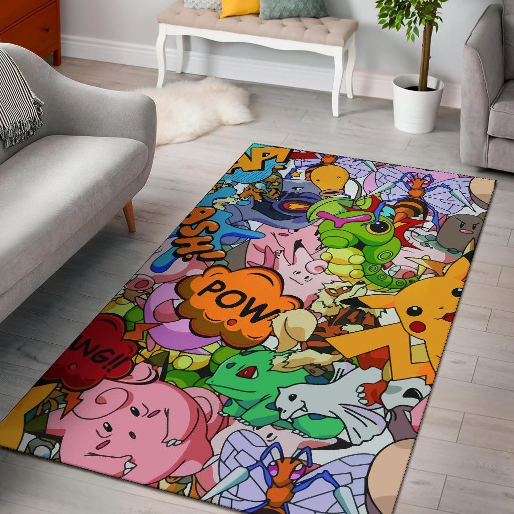 Pokemon Anime teppich, teppiche - Pokémon outdoor teppich, teppich wohnzimmer , Küchenteppich, kinderzimmer, modern