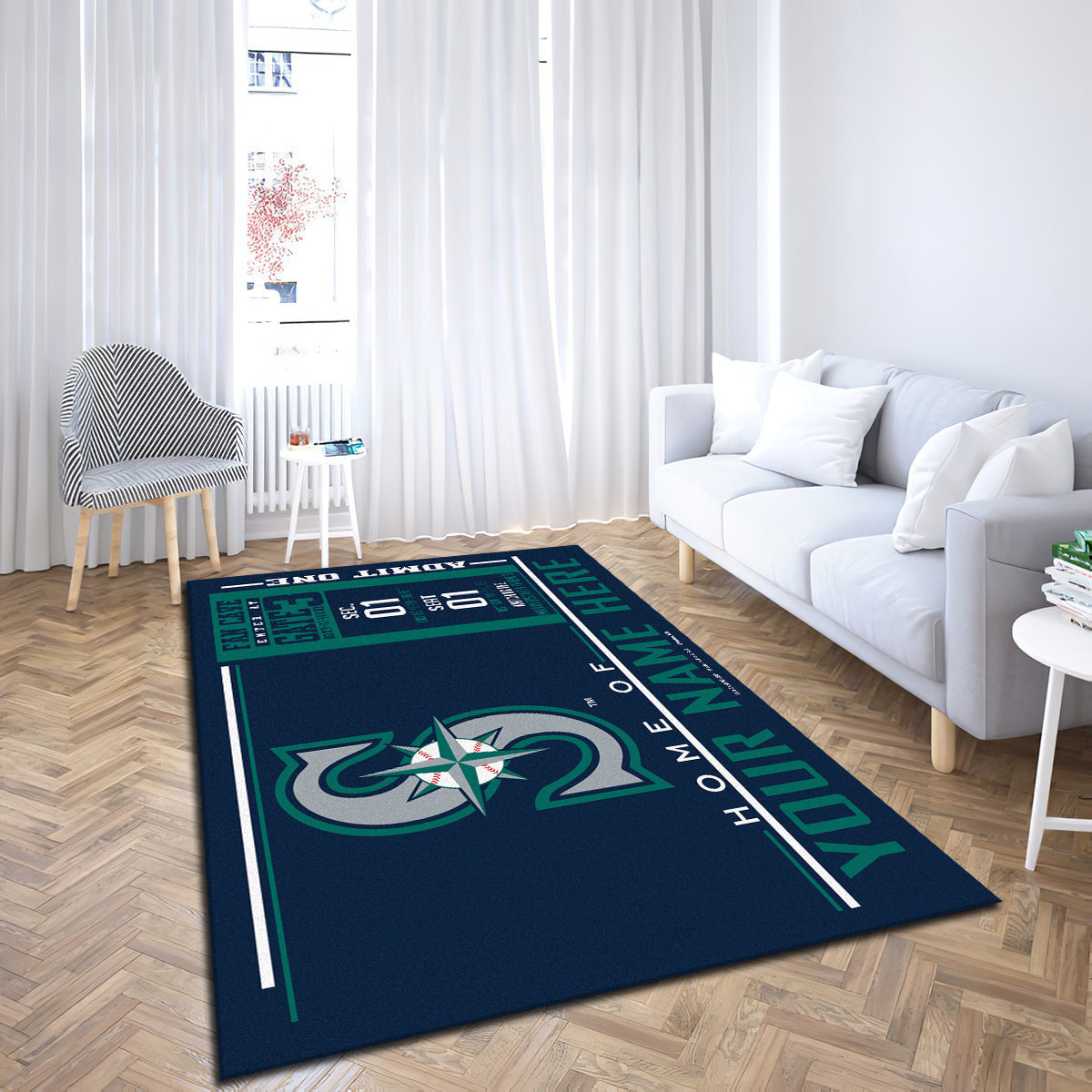 Seattle Mariners teppich, teppiche - Seefahrer outdoor teppich, teppich wohnzimmer , Küchenteppich, kinderzimmer, modern