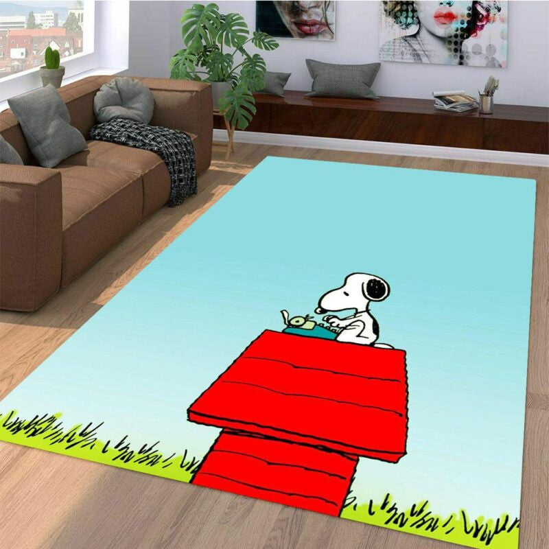 Snoopy Karikatur Network Teppich, Teppiche - Outdoor Teppich, Teppich Wohnzimmer, Küchenteppich, Kinderzimmer, Modern