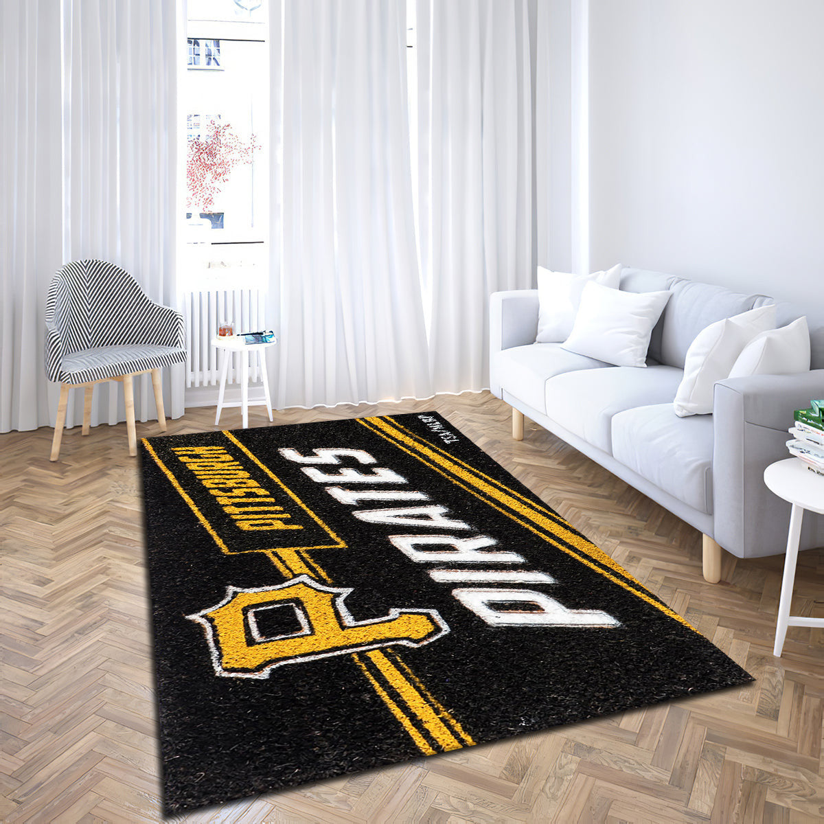 Pittsburgh Pirates Coir Punch teppich, teppiche - Kokosstanze outdoor teppich, teppich wohnzimmer , Küchenteppich, kinderzimmer, modern