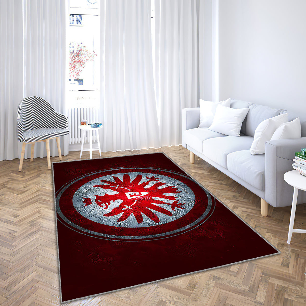 Eintracht Frankfurt Teppich, Teppiche - Deutscher Fußballverein Outdoor-Teppich, Wohnzimmerteppich, Küchenteppich, Kinderzimmer, Modern 5