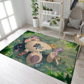 Snorlax Eeveelutions Nap Pokemon teppich, teppiche - eeveelutions Nickerchen pokemon outdoor teppich, teppich wohnzimmer, Küchenteppich, kinderzimmer