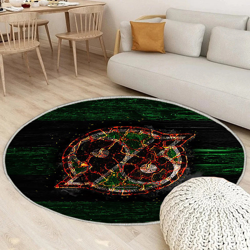 Hannover 96 Fc Teppich Rund, Teppiche - Feuer Outdoor Teppich Rund, Bundesliga Teppich Wohnzimmer, Carpet, Rug