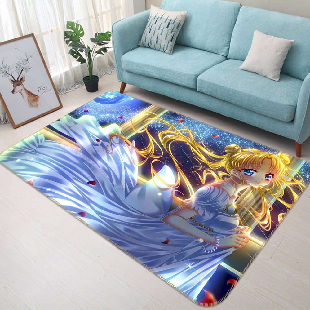 Sailor Moon Anime 5 Teppich, Teppiche - Outdoor Teppich, Teppich Wohnzimmer, Küchenteppich, Kinderzimmer, Modern