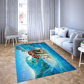 Prinzessin Moana Von Disney Lieblings Zeichentrick 2 Teppich, Teppiche - Outdoor Teppich, Teppich Wohnzimmer, Küchenteppich, Kinderzimmer, Modern