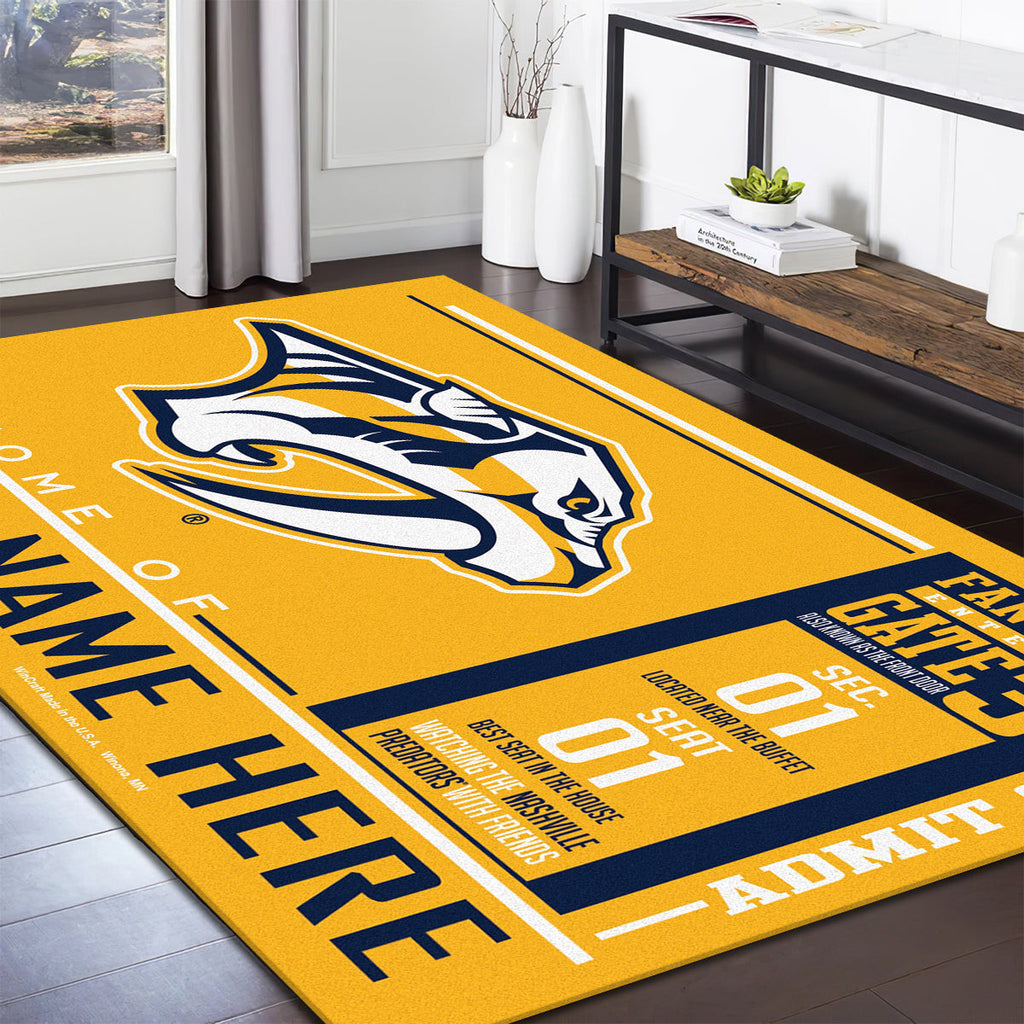 Nashville Predators teppich, teppiche - Raubtiere outdoor teppich, teppich wohnzimmer , Küchenteppich, kinderzimmer, modern