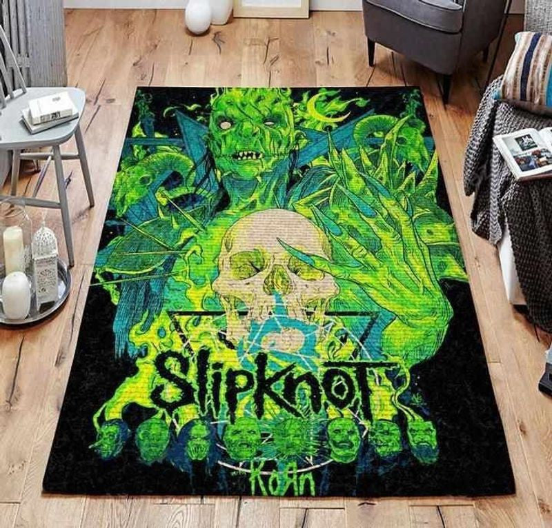 Slipknot 6 Teppich, Teppiche - Outdoor Teppich, Teppich Wohnzimmer, Küchenteppich, Kinderzimmer, Modern