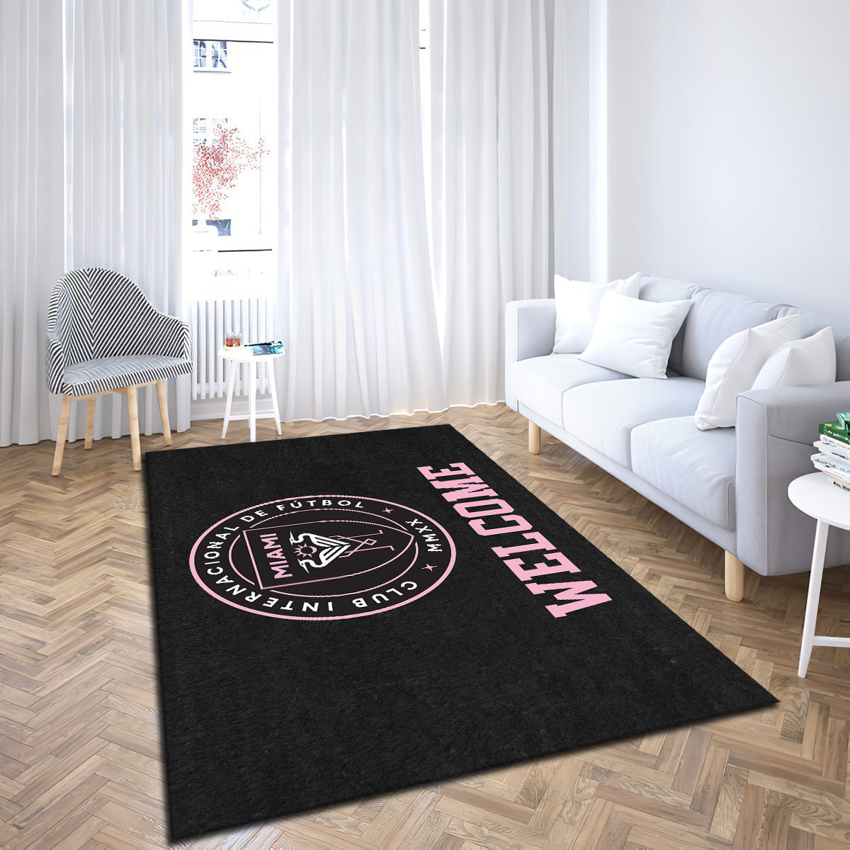 Inter Miami Cf Welcome teppich, teppiche - willkommen outdoor teppich, teppich wohnzimmer , Küchenteppich, kinderzimmer, modern