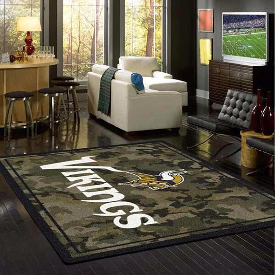 Minnesota Vikings Camo teppich, teppiche - outdoor teppich, teppich wohnzimmer, Küchenteppich, kinderzimmer, modern