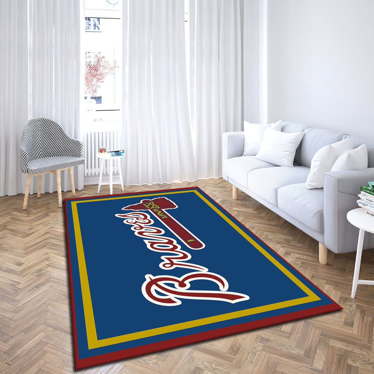 Atlanta Braves Imperial Spirit teppich, teppiche - imperialem geist outdoor teppich, teppich wohnzimmer, Küchenteppich, kinderzimmer, modern