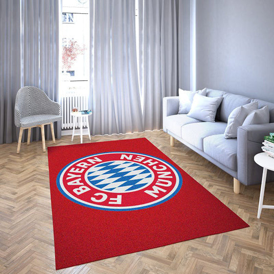 Bayern Fußallverein Beispiel Logo Roter Hintergrund Vorleger Von Hoher Qualitt teppich - outdoor teppich, teppiche wohnzimmer , Küchenteppich, modern