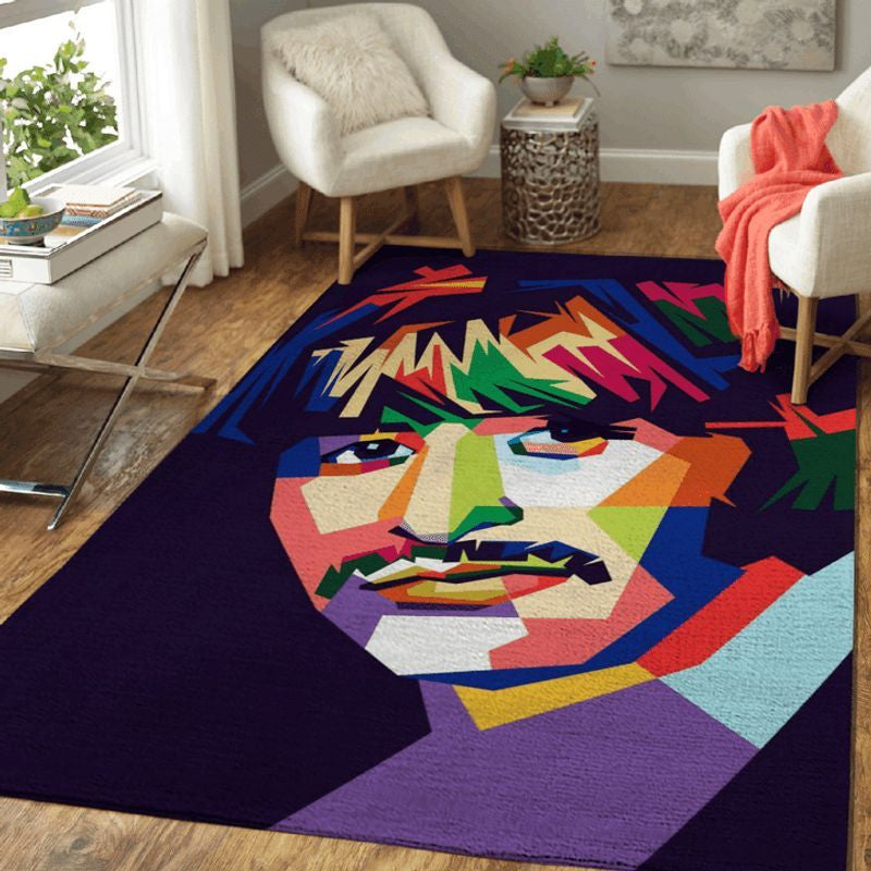 Ringo Starr The Beatles Teppich, Teppiche - Outdoor Teppich, Teppich Wohnzimmer, Küchenteppich, Kinderzimmer, Modern