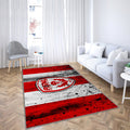 FC Nancy Logo-Teppich, Teppiche - Liga 2 Outdoor-Teppich, Wohnzimmerteppich, Küchenteppich, Kinderzimmer, Modern