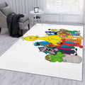 Sesame Street 1 Teppich, Teppiche - Outdoor Teppich, Teppich Wohnzimmer, Küchenteppich, Kinderzimmer, Modern