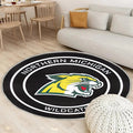 Hockey Puck Der Northern Michigan Wildcats Teppich Rund, Teppiche - Outdoor Teppich Rund, Teppich Wohnzimmer, Carpet, Rug