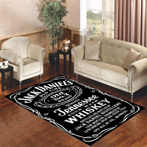 Jack daniels teppich, teppiche - outdoor teppich, teppich wohnzimmer, Küchenteppich, kinderzimmer, modern