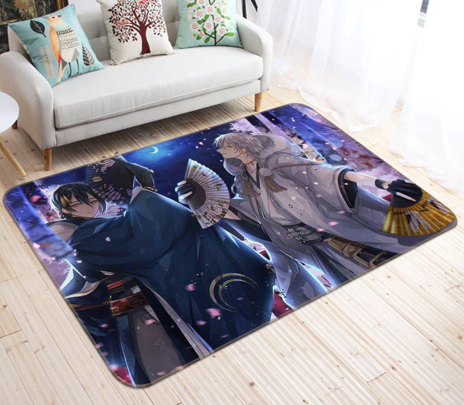 Touken Ranbu Anime 2 Teppich, Teppiche - Outdoor Teppich, Teppich Wohnzimmer, Küchenteppich, Kinderzimmer, Modern