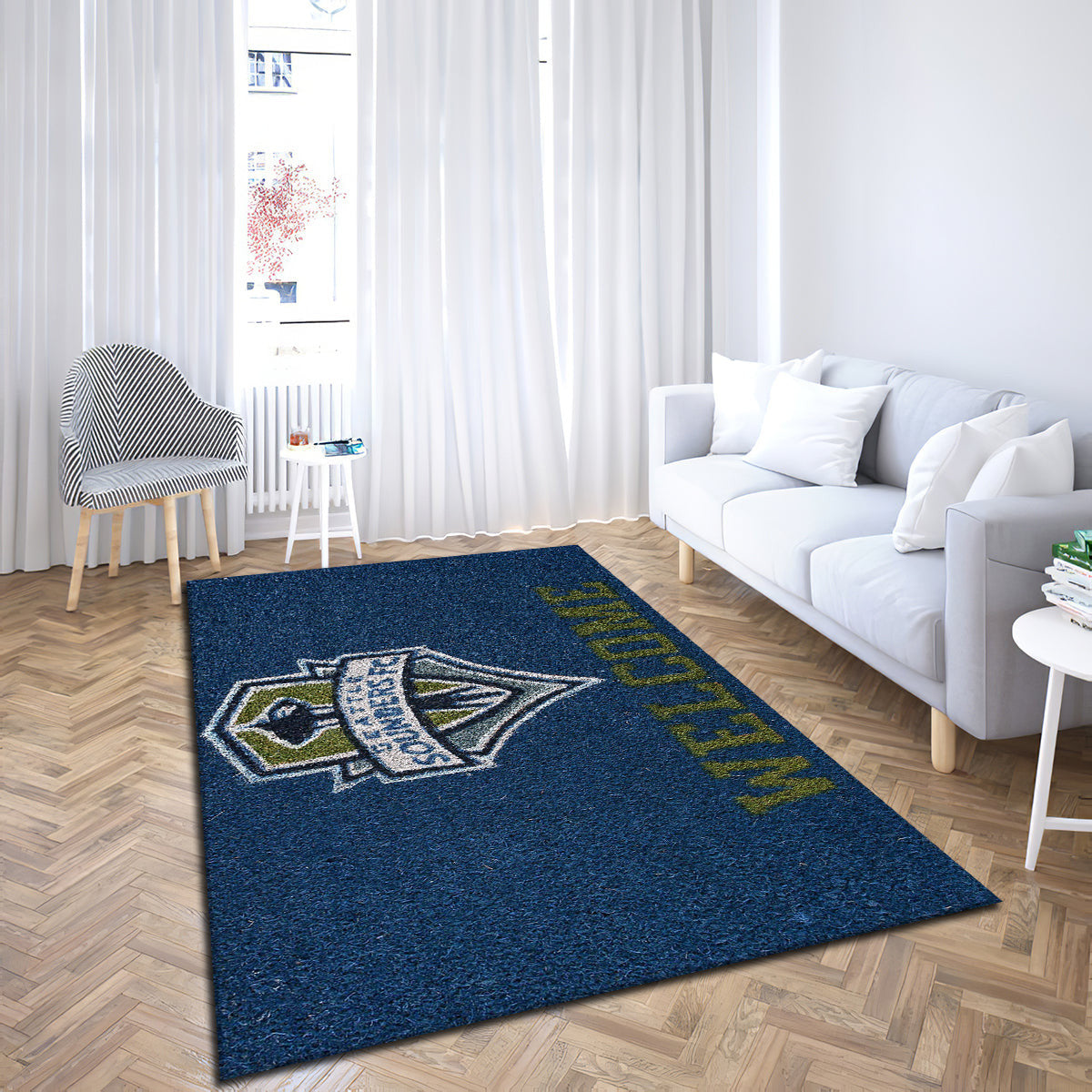 Seattle Sounders Fc Welcome teppich, teppiche - willkommen outdoor teppich, teppich wohnzimmer , Küchenteppich, kinderzimmer, modern