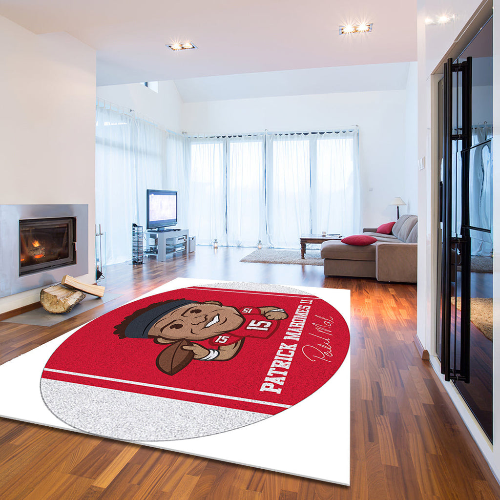 Patrick Mahomes Kansas City Chiefs teppich, teppiche - outdoor teppich, teppich wohnzimmer , Küchenteppich, kinderzimmer, modern