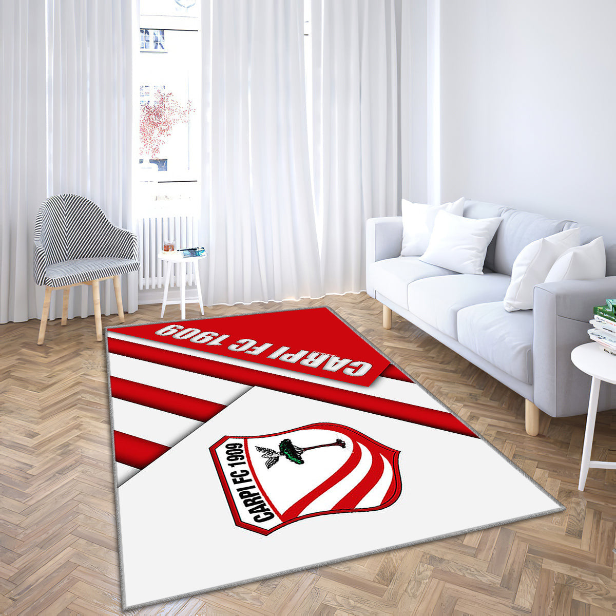 Carpi FC Teppich, Teppiche - 1909 Materialdesign Outdoorteppich, Wohnzimmerteppich, Küchenteppich, Kinderzimmer, Modern