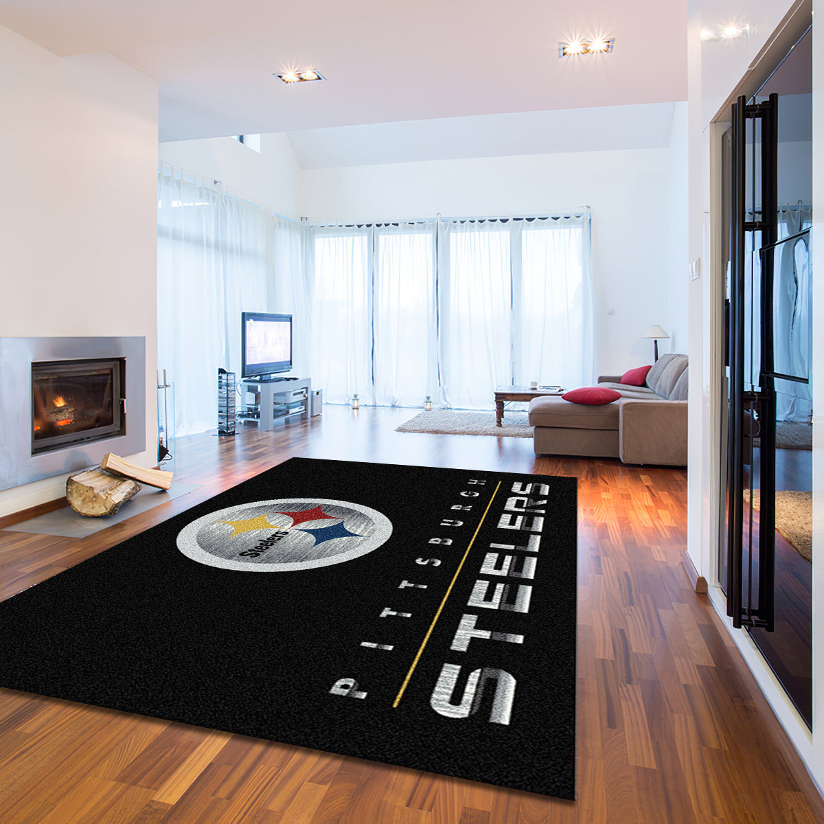 Pittsburgh Steelers Imperial X Chrome teppich, teppiche - Chrom outdoor teppich, teppich wohnzimmer , Küchenteppich, kinderzimmer, modern