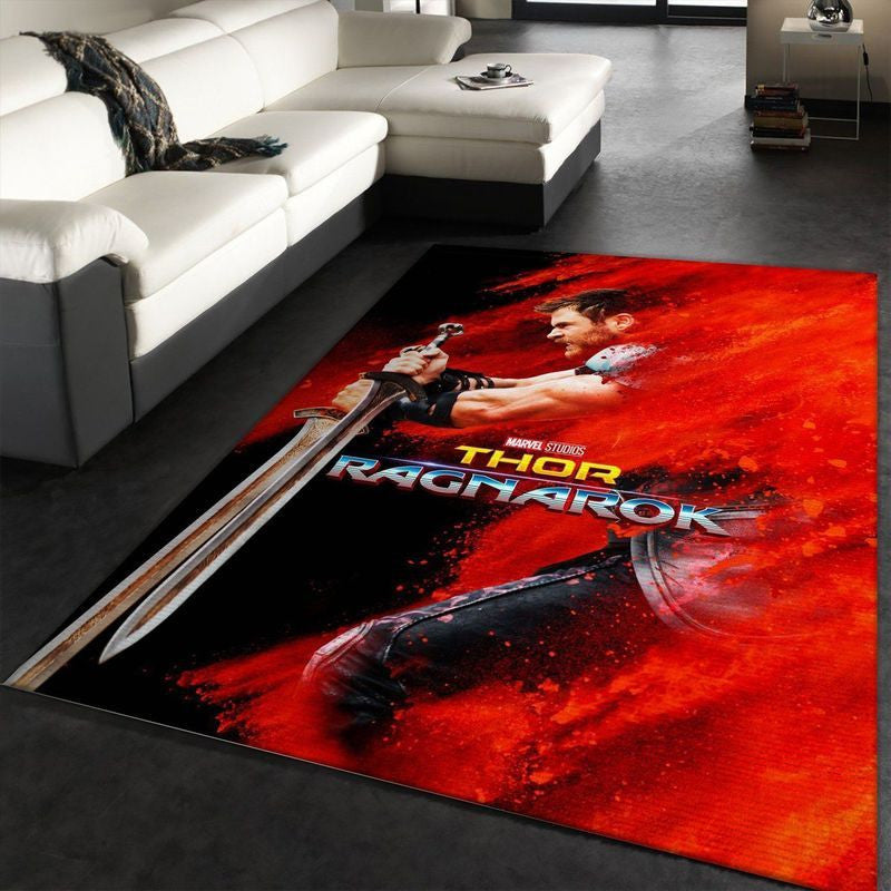 Thor Ragnarok Thor Marvel Studios Ii Teppich, Teppiche - Outdoor Teppich, Teppich Wohnzimmer, Küchenteppich, Kinderzimmer, Modern