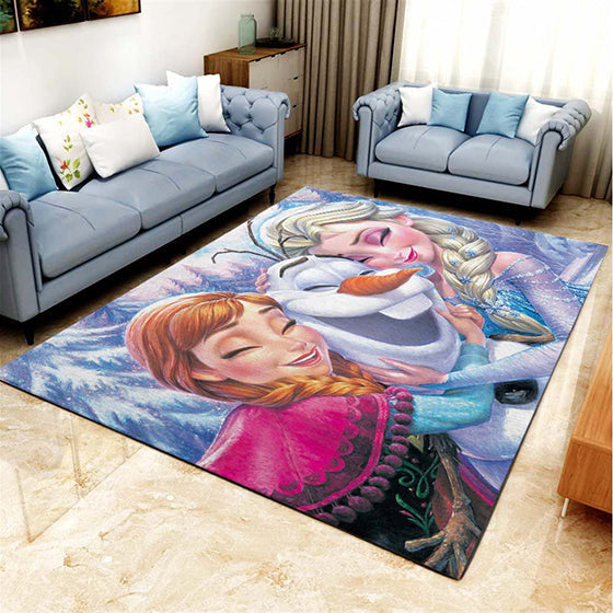 Gefrorene Elsa Anna teppich, teppiche - outdoor teppich, teppich wohnzimmer, Küchenteppich, kinderzimmer, modern