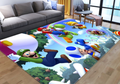 Super Mario1011 Teppich, Teppiche - Outdoor Teppich, Teppich Wohnzimmer, Küchenteppich, Kinderzimmer, Modern
