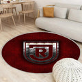 Jahn Fc Regensburg Teppich Rund, Teppiche - Rotes Metall Outdoor Teppich Rund, Bundesliga 2 Teppich Wohnzimmer, Carpet, Rug