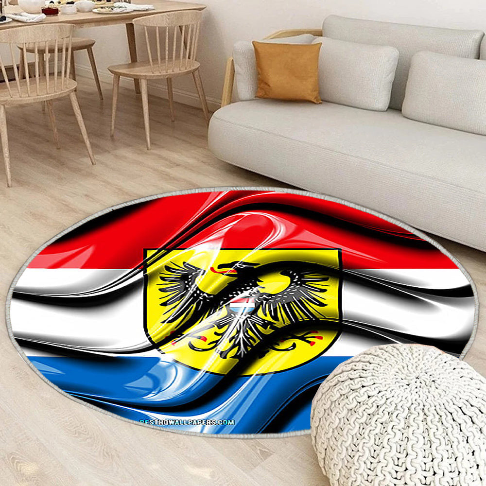 Heilbronn Flag Städte Deutschlands Teppich Rund, Teppiche - Europa Outdoor Teppich Rund, Flagge Von Heilbronn Teppich Wohnzimmer, Carpet, Rug