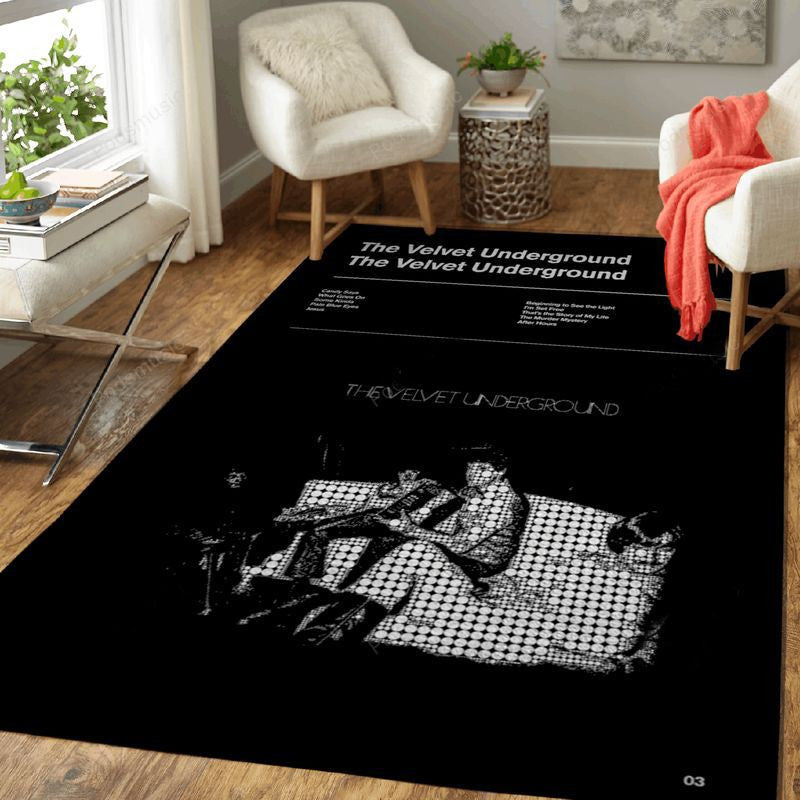 The Velvet Underground Music Art Teppich, Teppiche - Outdoor Teppich, Teppich Wohnzimmer, Küchenteppich, Kinderzimmer, Modern