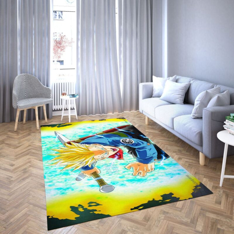 Trunks Von Dragon Ball Super Lieblings Karikatur 7 Teppich, Teppiche - Outdoor Teppich, Teppich Wohnzimmer, Küchenteppich, Kinderzimmer, Modern