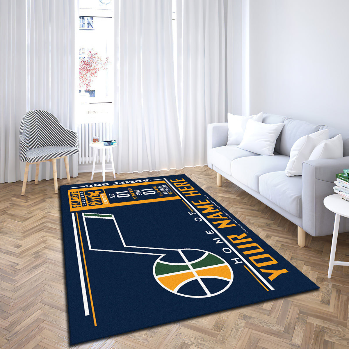 Utah Jazz teppich, teppiche - outdoor teppich, teppich wohnzimmer , Küchenteppich, kinderzimmer, modern