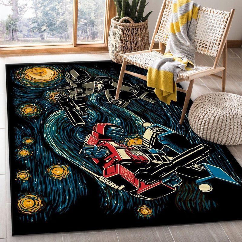 Starry Battle Starry Art Teppich, Teppiche - Outdoor Teppich, Teppich Wohnzimmer, Küchenteppich, Kinderzimmer, Modern