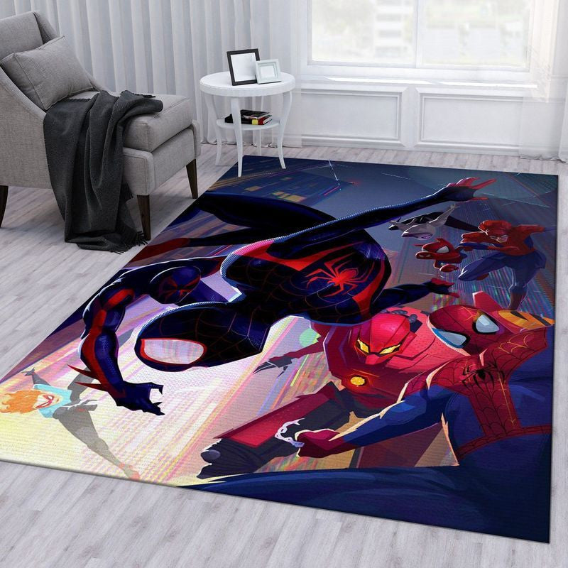Spiderman Heroes Of The Spiderverse Teppich, Teppiche - Outdoor Teppich, Teppich Wohnzimmer, Küchenteppich, Kinderzimmer, Modern