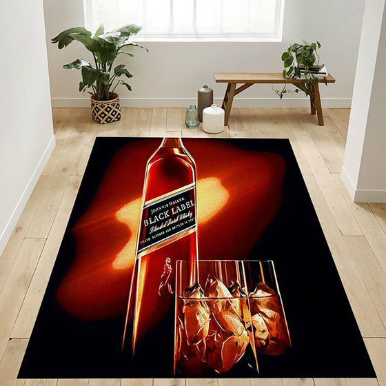 Johnnie Walker Black Label 1 teppich, teppiche - outdoor teppich, teppich wohnzimmer, Küchenteppich, kinderzimmer, modern