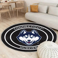 Uconn Huskies Hockey Puck Teppich Rund, Teppiche - Outdoor Teppich Rund, Teppich Wohnzimmer, Carpet, Rug